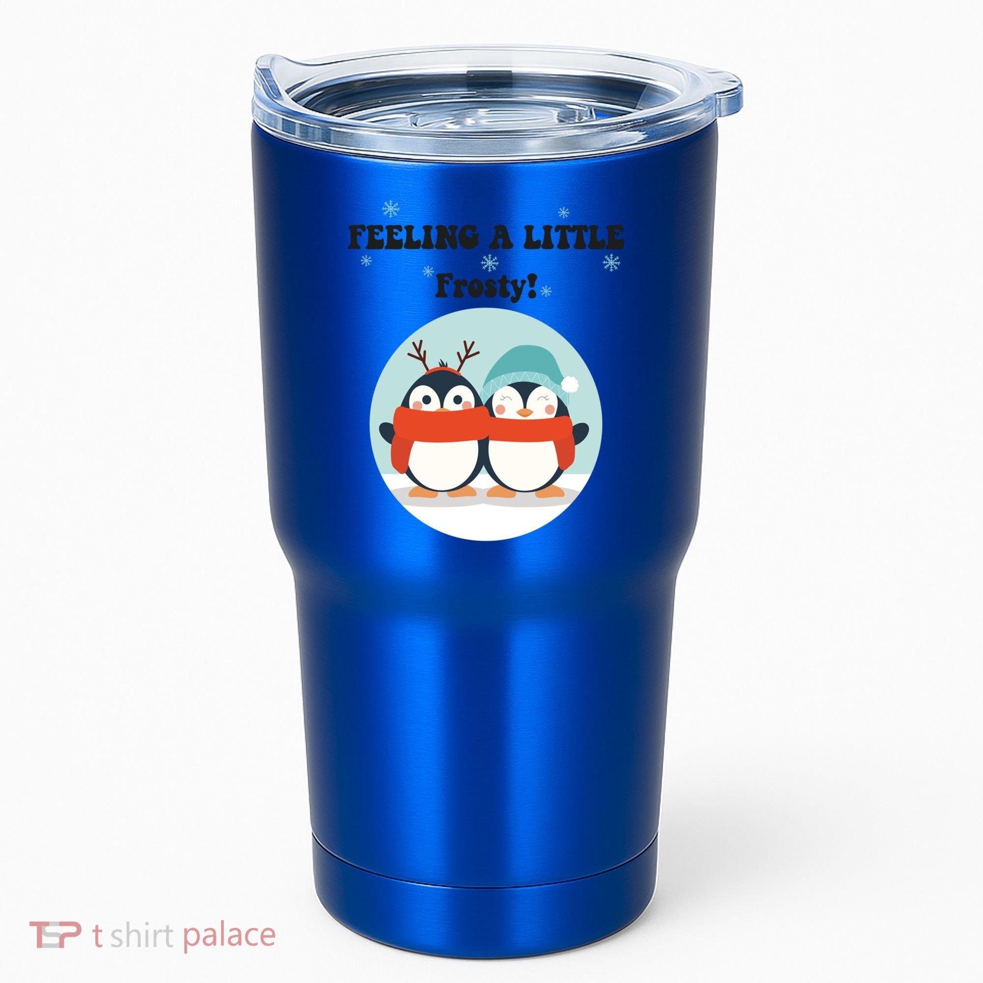 Christmas Penguin Frosty Funny Gift Tumbler