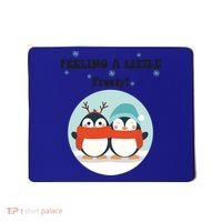Christmas Penguin Frosty Funny Gift Mousepad thumb 0