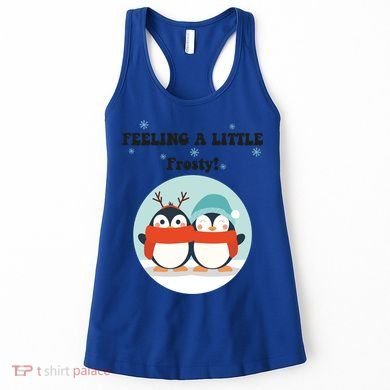 Christmas Penguin Frosty Funny Gift Women's Tank Top