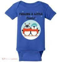 Christmas Penguin Frosty Funny Gift Baby Bodysuit thumb 0