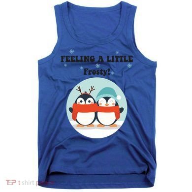 Christmas Penguin Frosty Funny Gift Tank Top