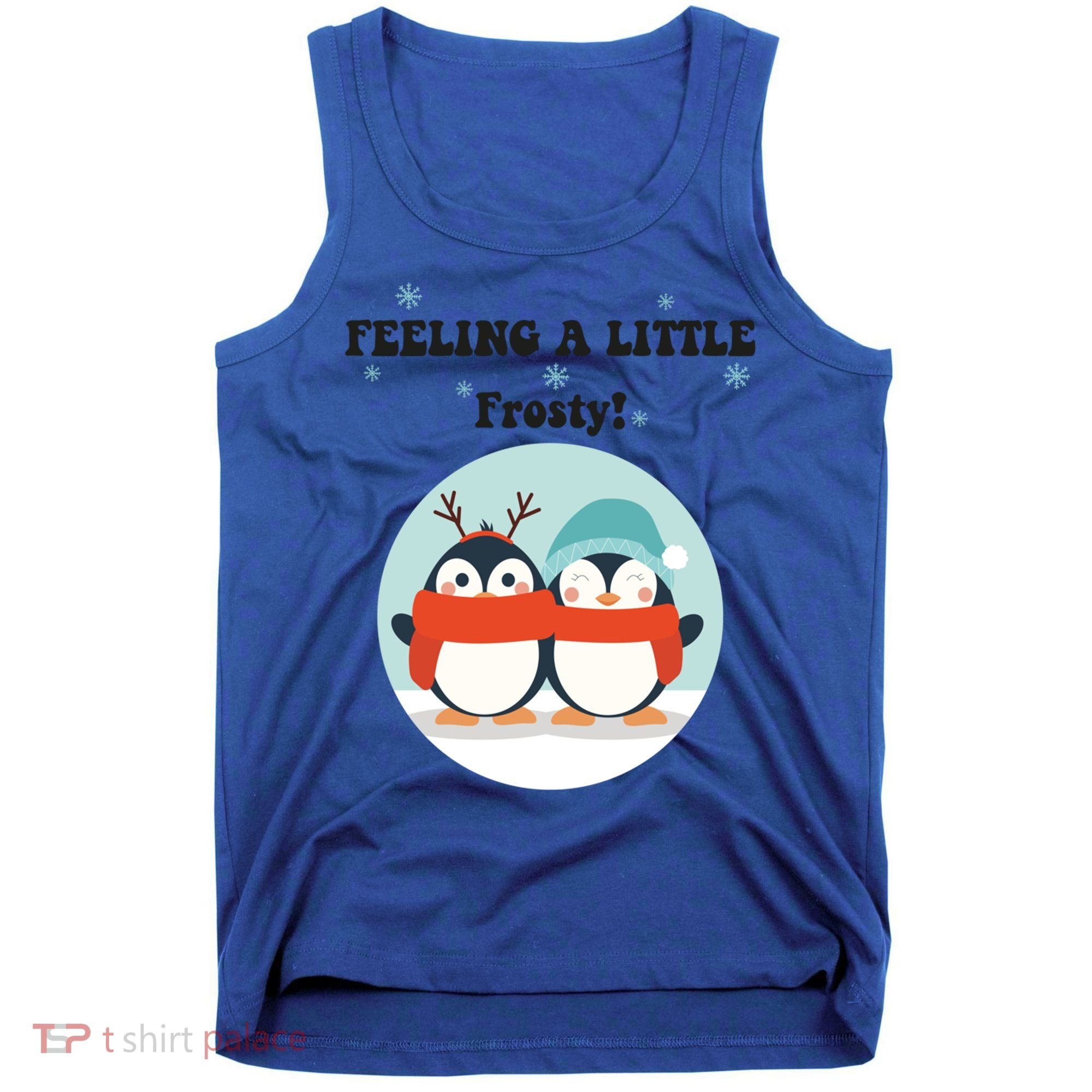 Christmas Penguin Frosty Funny Gift Tank Top