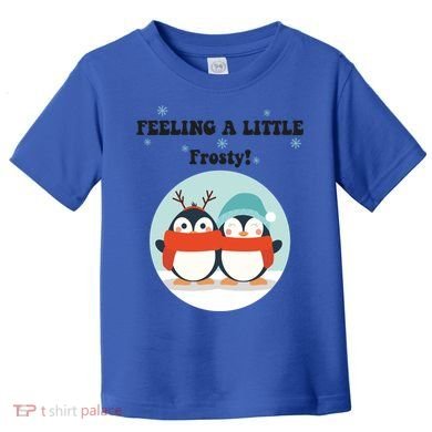 Christmas Penguin Frosty Funny Gift Toddler T-Shirt
