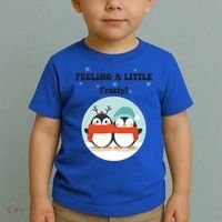 Christmas Penguin Frosty Funny Gift Toddler T-Shirt thumb 2