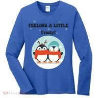 Christmas Penguin Frosty Funny Gift Women's Long Sleeve Shirt thumb 0