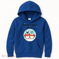 Christmas Penguin Frosty Funny Gift Kids Hoodie thumb 0