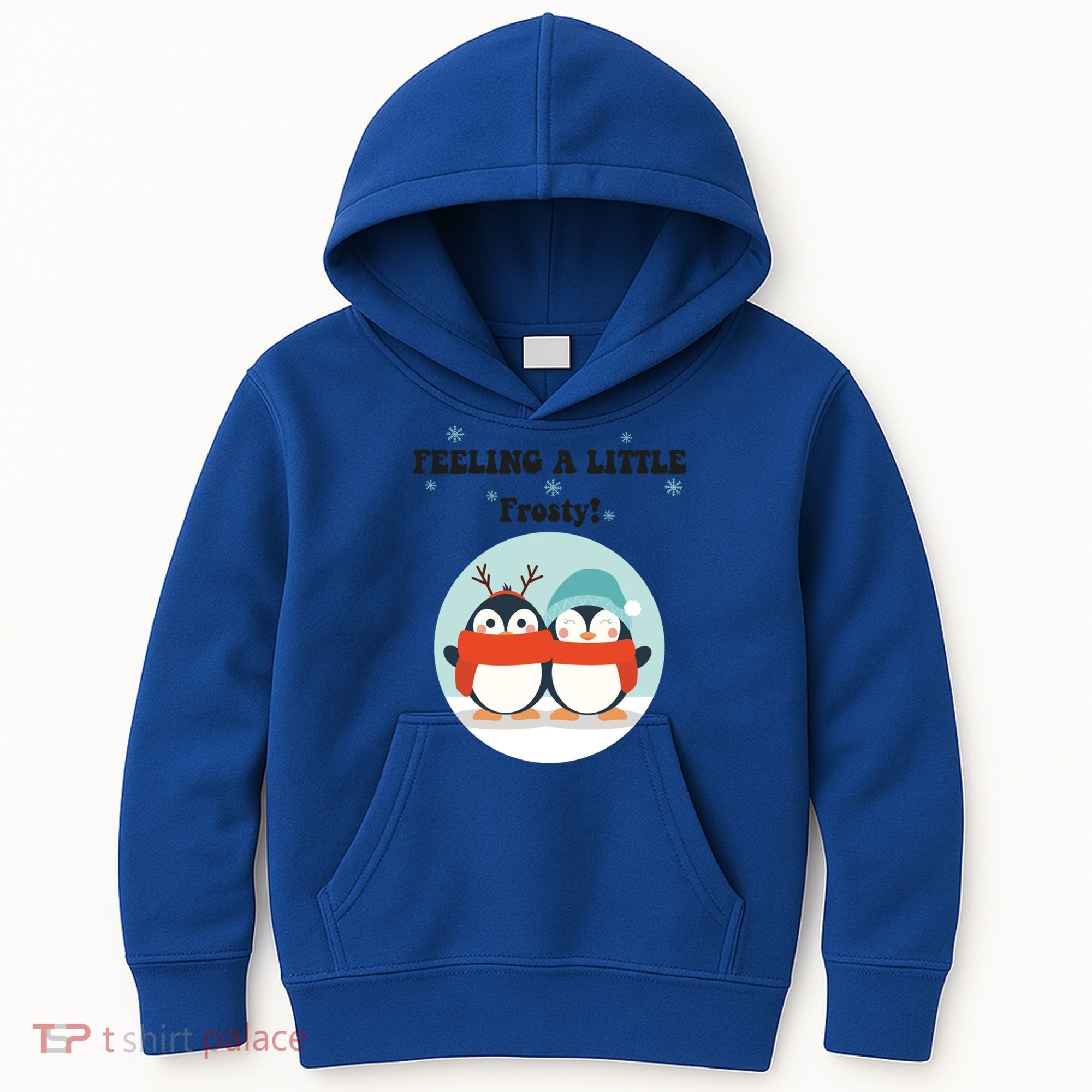 Christmas Penguin Frosty Funny Gift Kids Hoodie