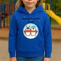 Christmas Penguin Frosty Funny Gift Kids Hoodie thumb 3