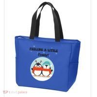 Christmas Penguin Frosty Funny Gift Tote Bag thumb 3