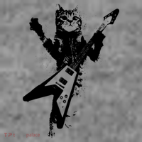 Cat Playing Flying V Guitar Musician Cat Lover TShirt Toddler Hoodie thumb 2
