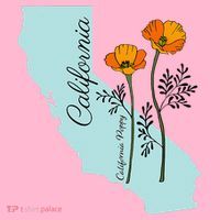 California Poppy Flower Coaster thumb 2