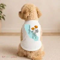 California Poppy Flower Doggie Tank thumb 2