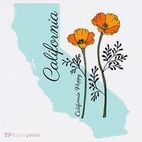 California Poppy Flower Ornament thumb 1