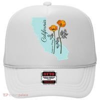 California Poppy Flower Hat thumb 0