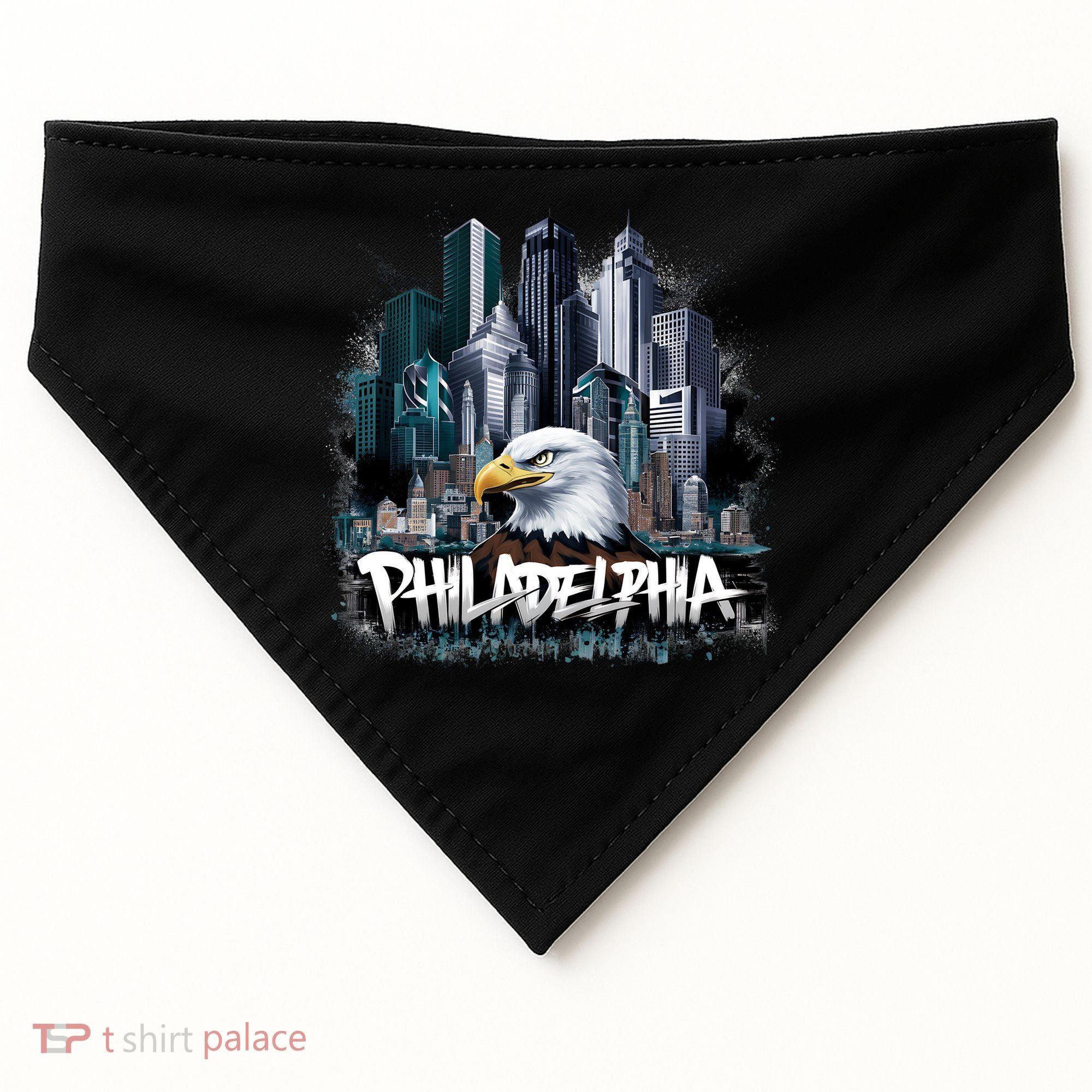 Cool Philadelphia Football Eagles USA-Made Doggie Bandana