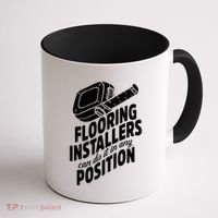 Contractor Position Floor Installation Coffee Mug thumb 1