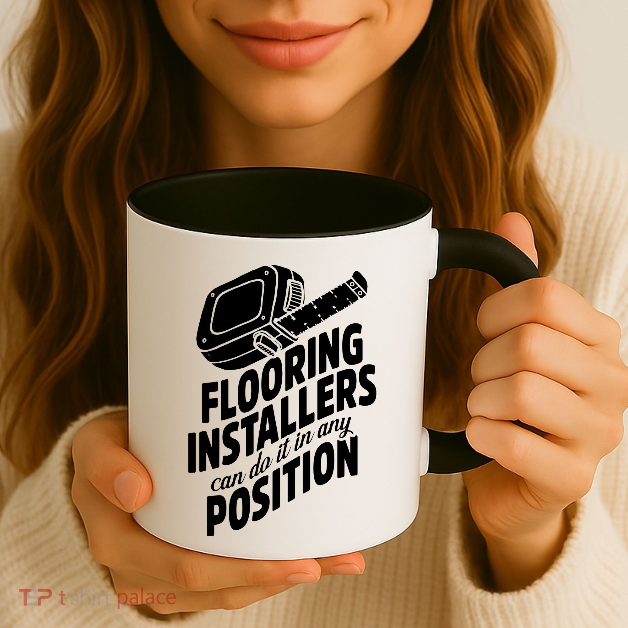Contractor Position Floor Installation Coffee Mug
