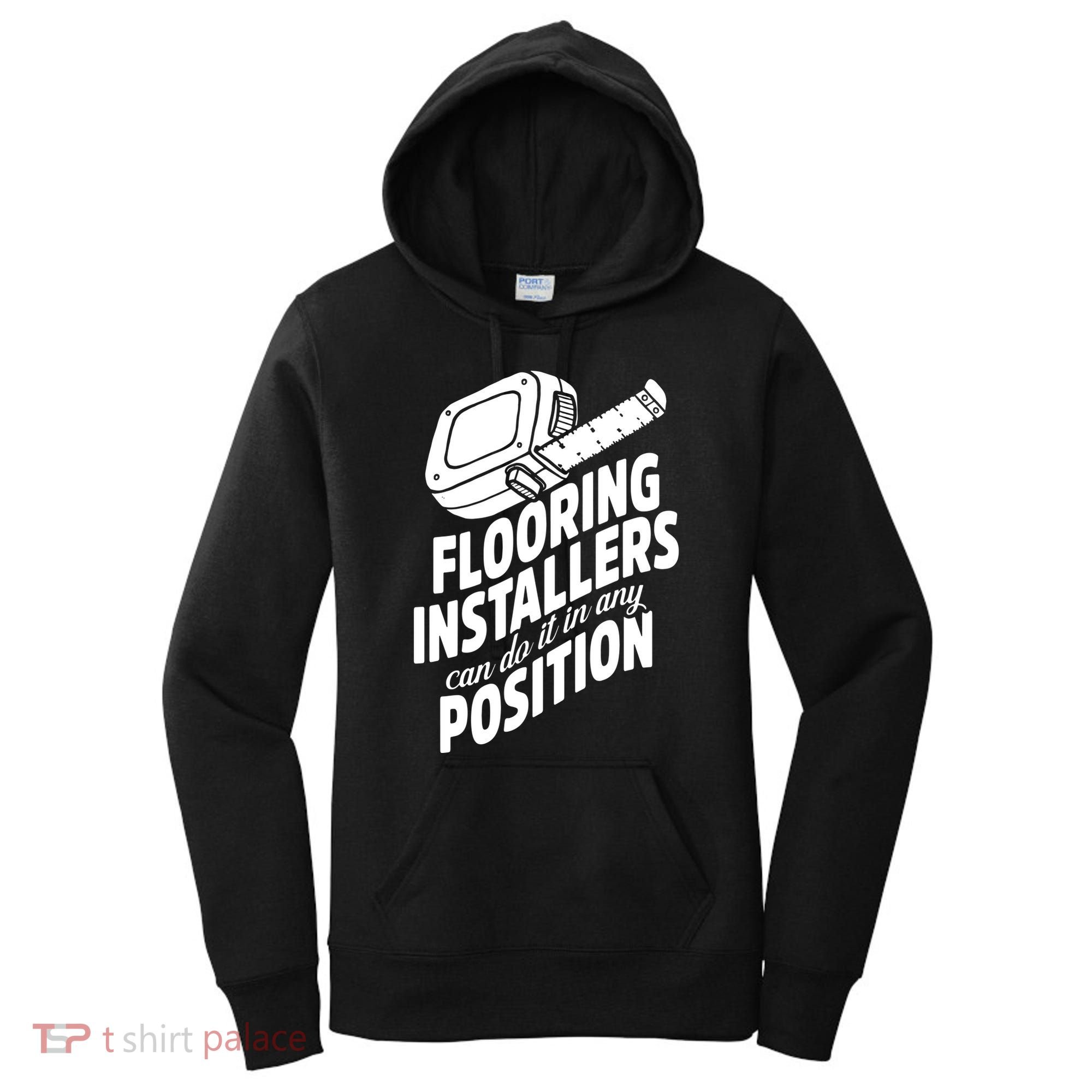 Contractor Position Floor Installation Women's Hoodie