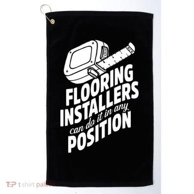 Contractor Position Floor Installation Golf Towel