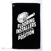 Contractor Position Floor Installation Golf Towel thumb 0