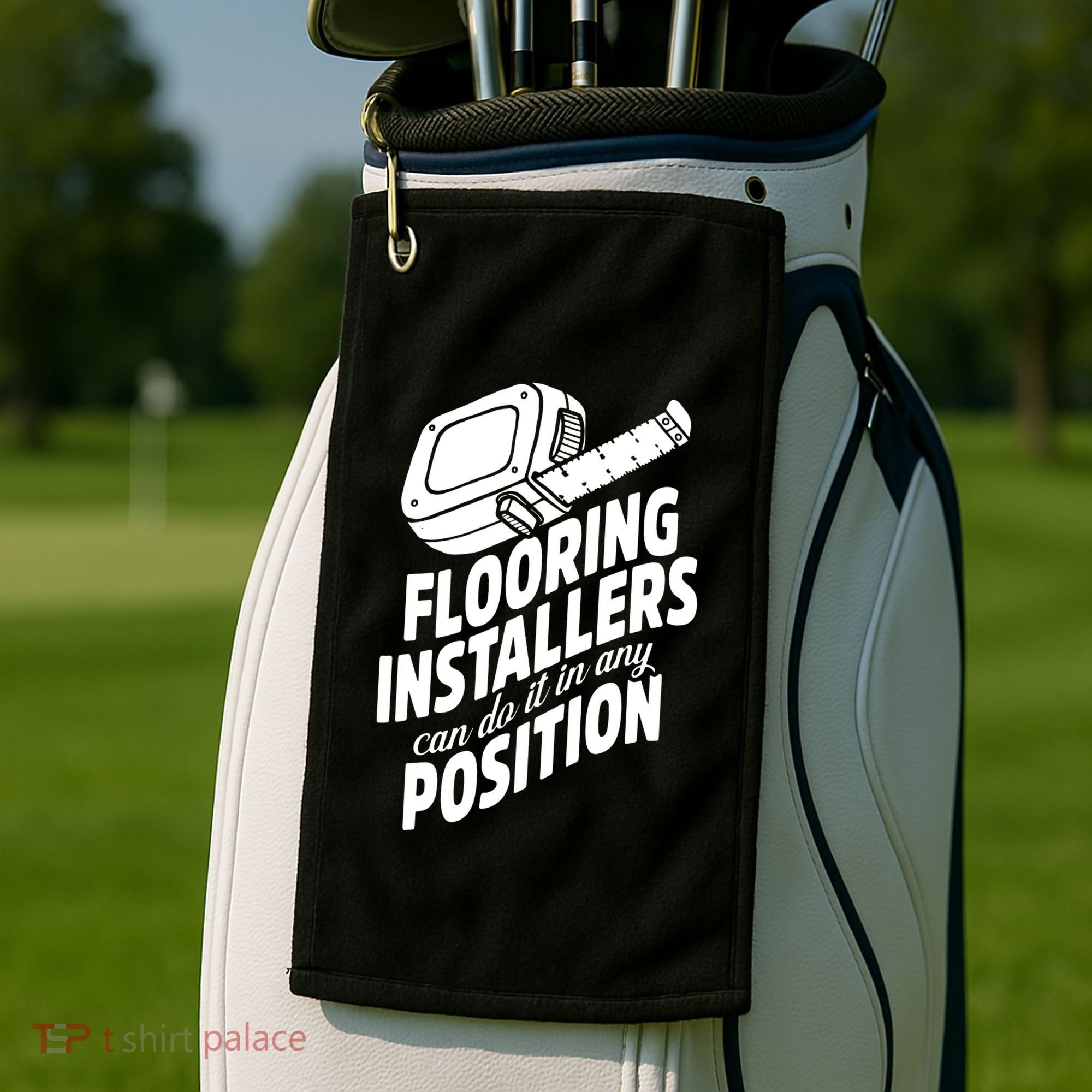 Contractor Position Floor Installation Golf Towel