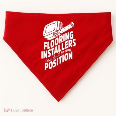 Contractor Position Floor Installation USA-Made Doggie Bandana