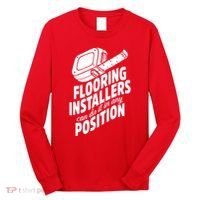 Contractor Position Floor Installation Long Sleeve Shirt thumb 0