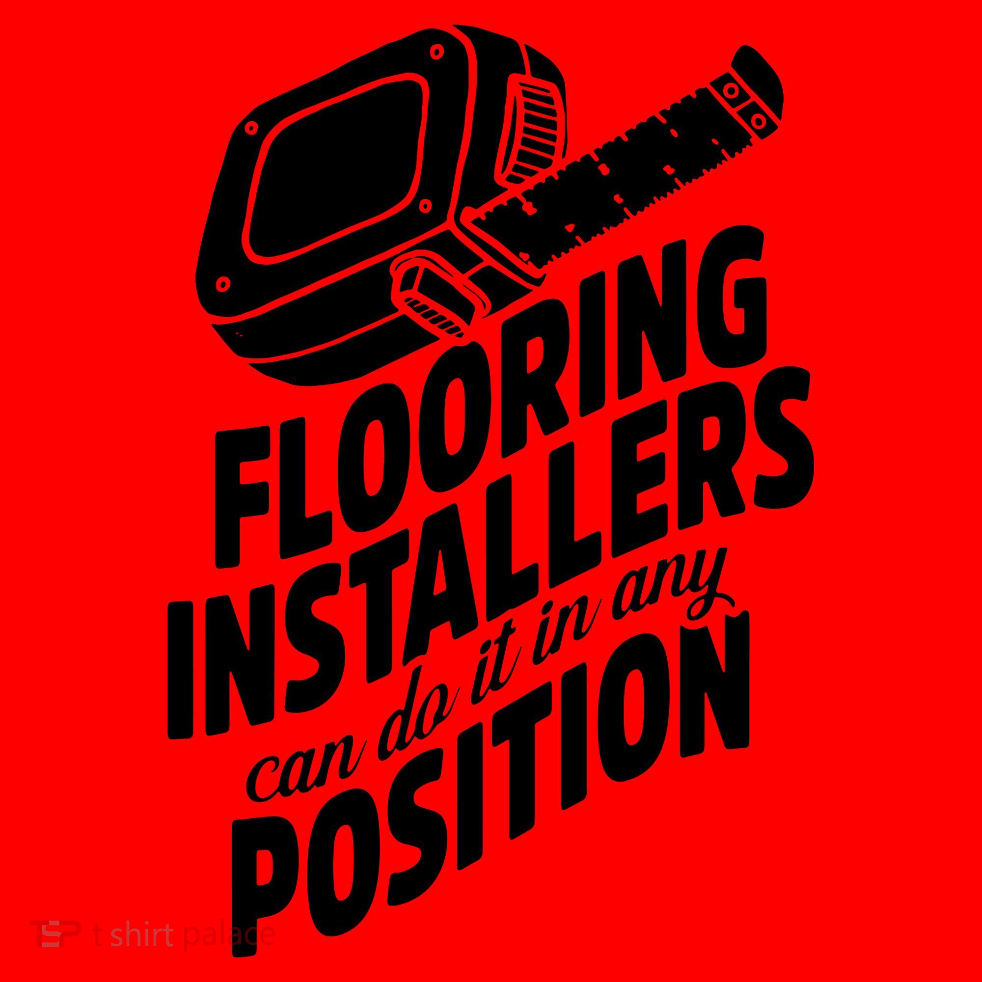 Contractor Position Floor Installation Santa Hat