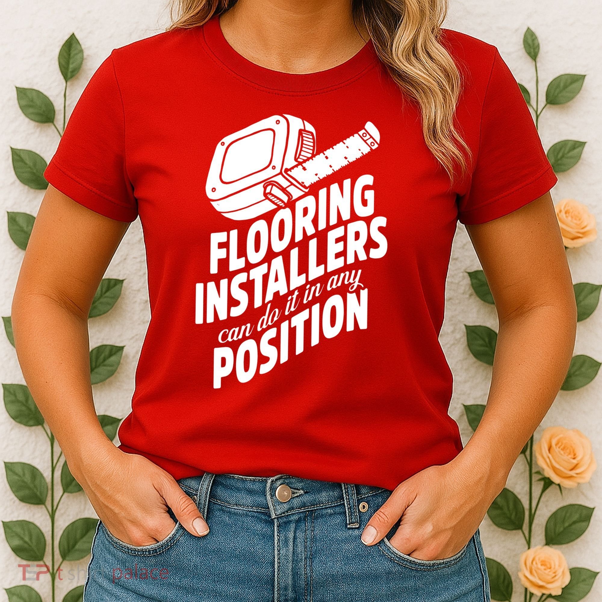 Contractor Position Floor Installation Women's T-Shirt