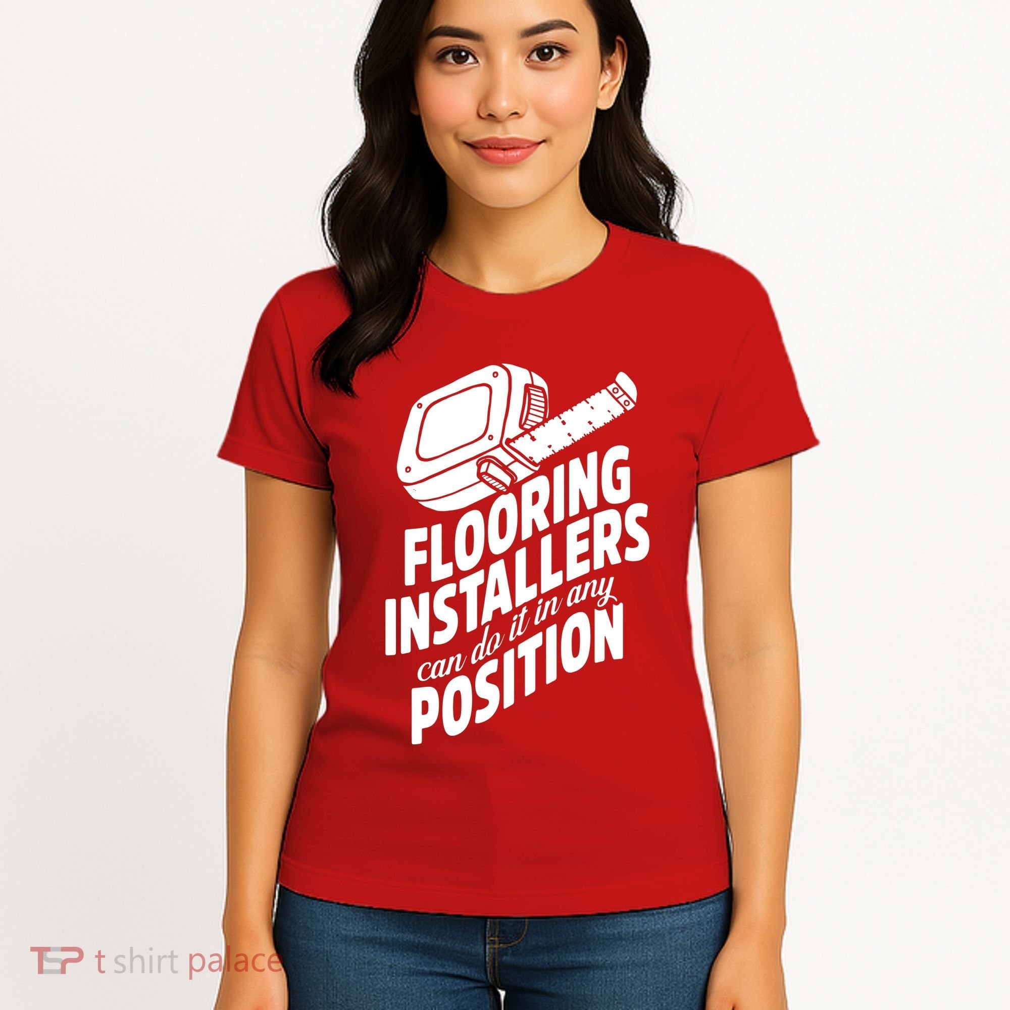 Contractor Position Floor Installation Women's T-Shirt