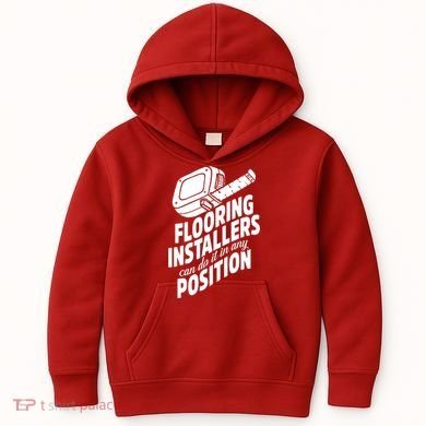 Contractor Position Floor Installation Kids Hoodie