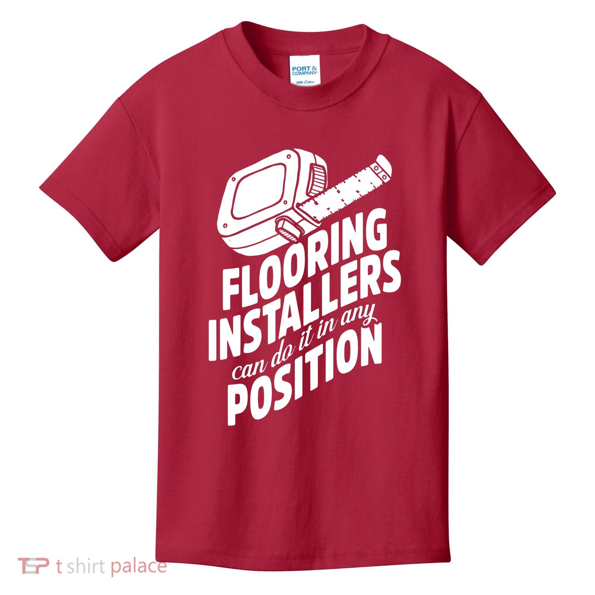 Contractor Position Floor Installation Kids T-Shirt