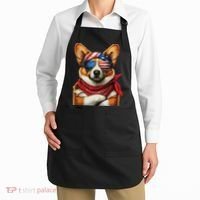 Corgi Patriotic Fourth Of July Apron thumb 2