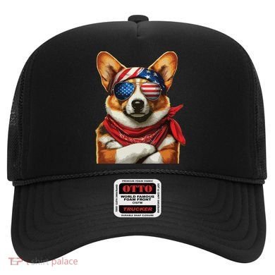 Corgi Patriotic Fourth Of July Hat