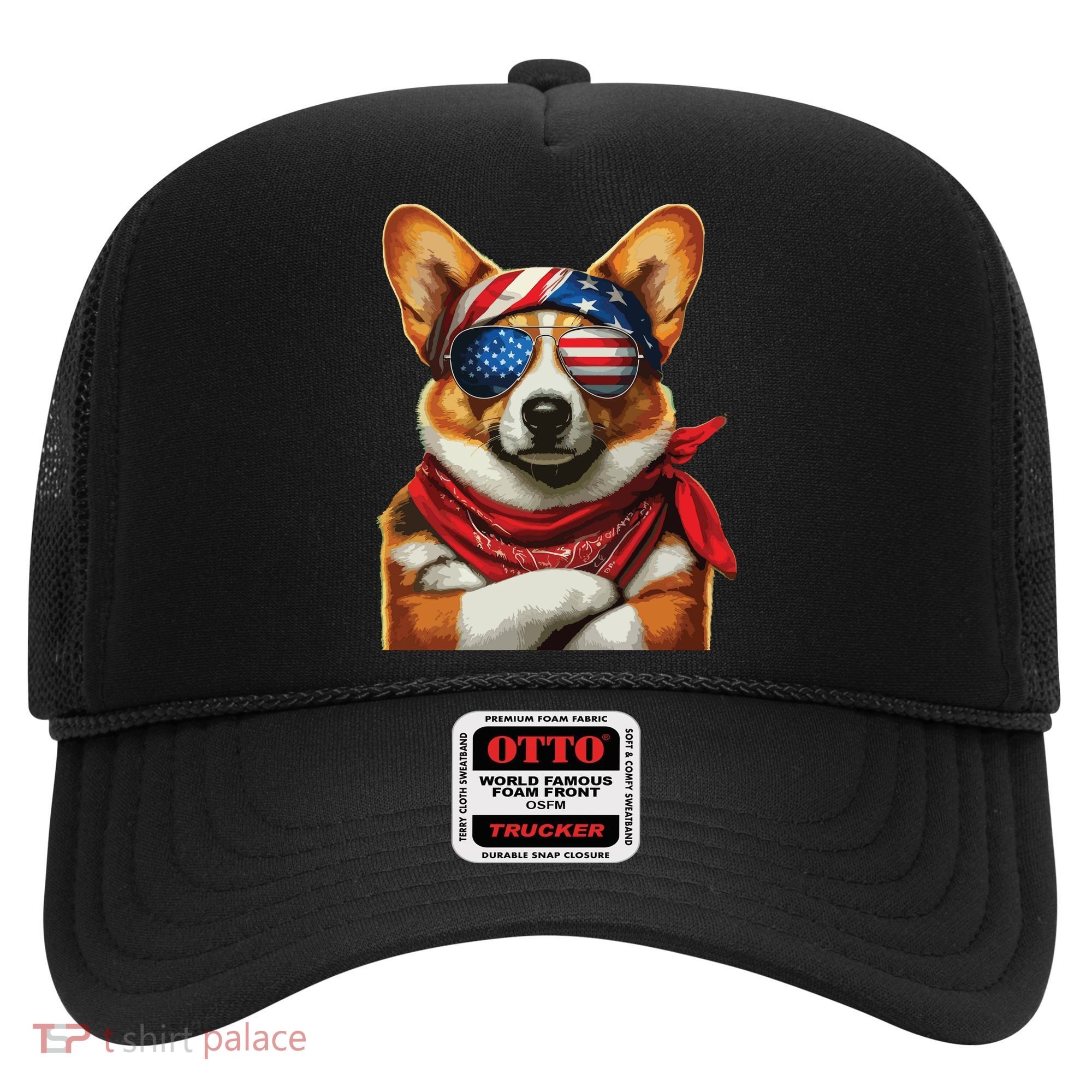 Corgi Patriotic Fourth Of July Hat