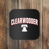 Clearwooder Philly Funny Baseball Tee Clearwater FL Spring Coaster thumb 0