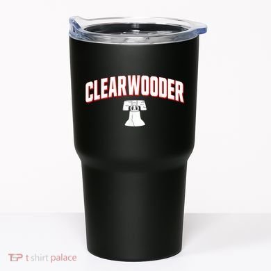 Clearwooder Philly Funny Baseball Tee Clearwater FL Spring Tumbler