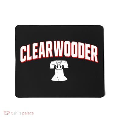 Clearwooder Philly Funny Baseball Tee Clearwater FL Spring Mousepad