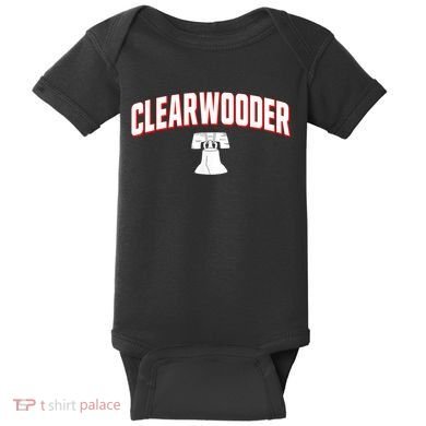 Clearwooder Philly Funny Baseball Tee Clearwater FL Spring Baby Bodysuit
