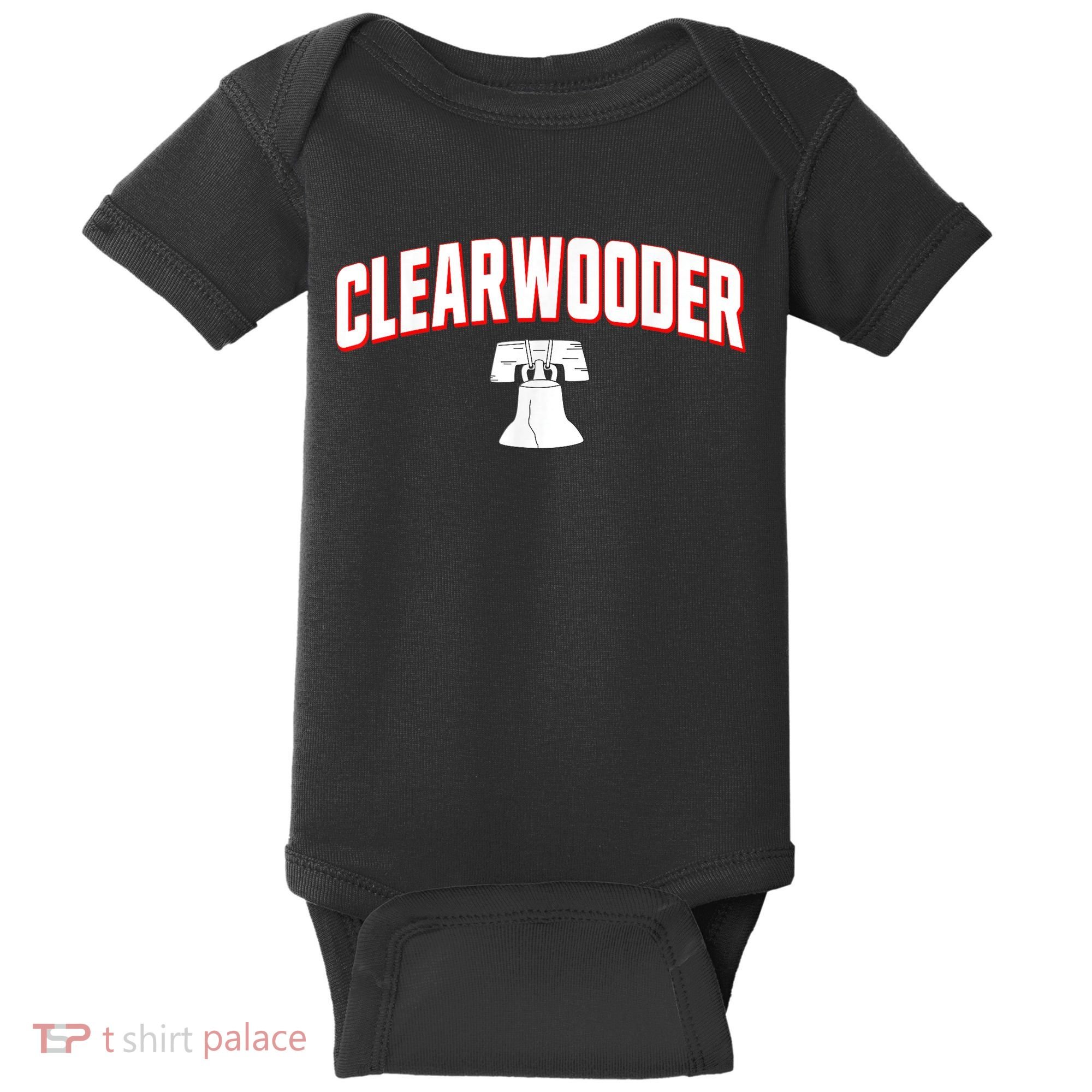 Clearwooder Philly Funny Baseball Tee Clearwater FL Spring Baby Bodysuit