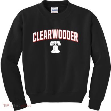 Clearwooder Philly Funny Baseball Tee Clearwater FL Spring Kids Sweatshirt