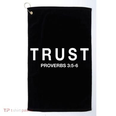Cool Proverbs For Christians Proverbs 3:56 About Trust Golf Towel
