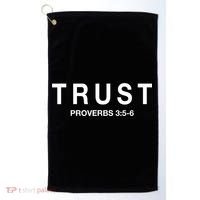 Cool Proverbs For Christians Proverbs 3:56 About Trust Golf Towel thumb 0