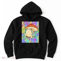 Chief Psychedelic Frog Toad Holding Trippy Mushroom Hoodie thumb 0