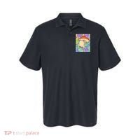Chief Psychedelic Frog Toad Holding Trippy Mushroom Polo thumb 0