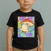 Chief Psychedelic Frog Toad Holding Trippy Mushroom Toddler T-Shirt thumb 2