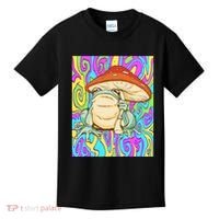 Chief Psychedelic Frog Toad Holding Trippy Mushroom Kids T-Shirt thumb 0