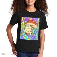 Chief Psychedelic Frog Toad Holding Trippy Mushroom Kids T-Shirt thumb 2