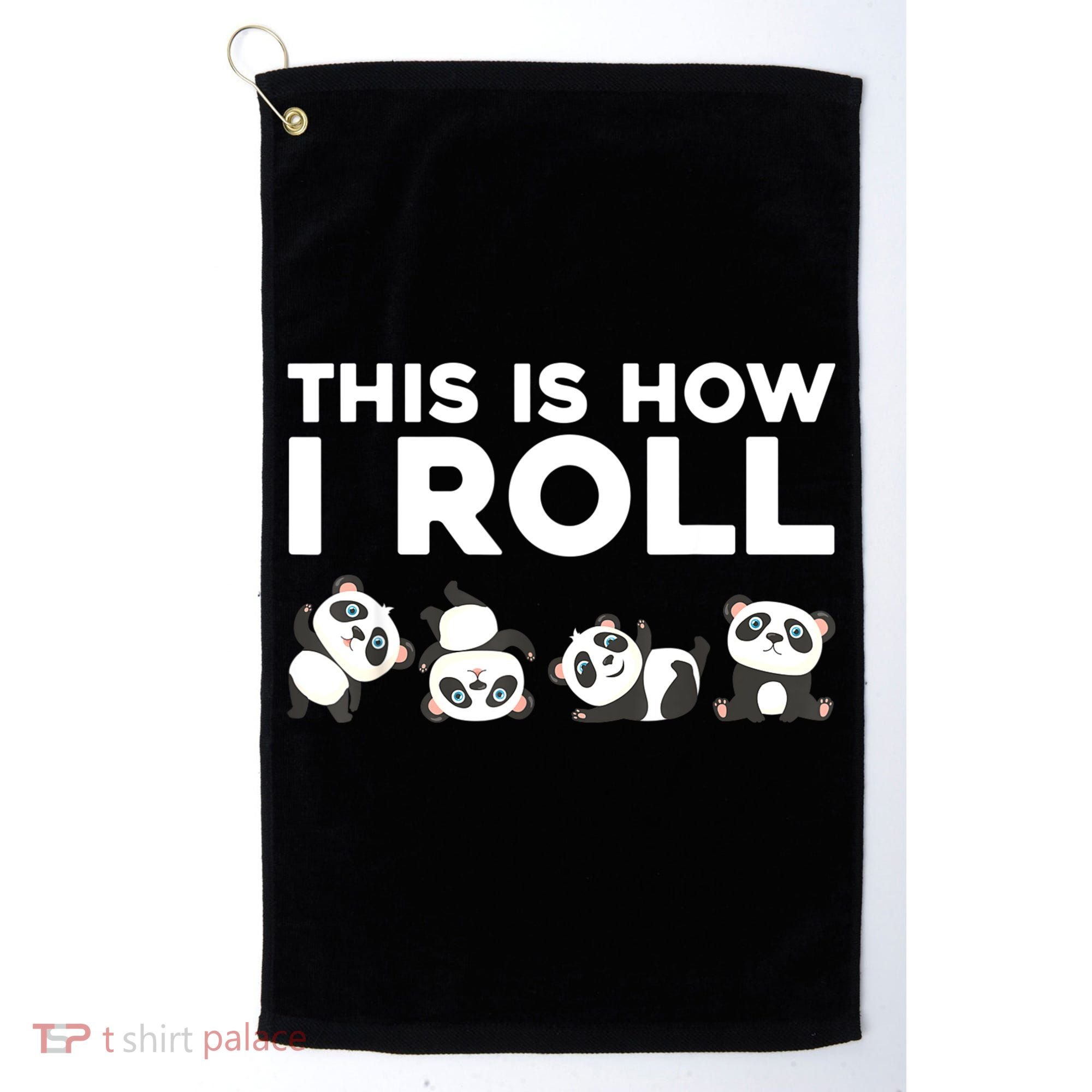 Cool Panda For Women Panda Bear Lovers Animal Zoo Pandas Golf Towel