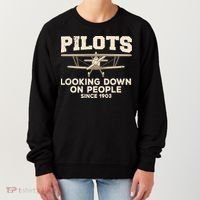 Cool Pilot For Men Women Aircraft Pilot Airplane Flying Women's Sweatshirt thumb 0